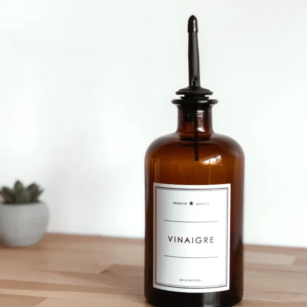 Bouteille vinaigre Ambrée