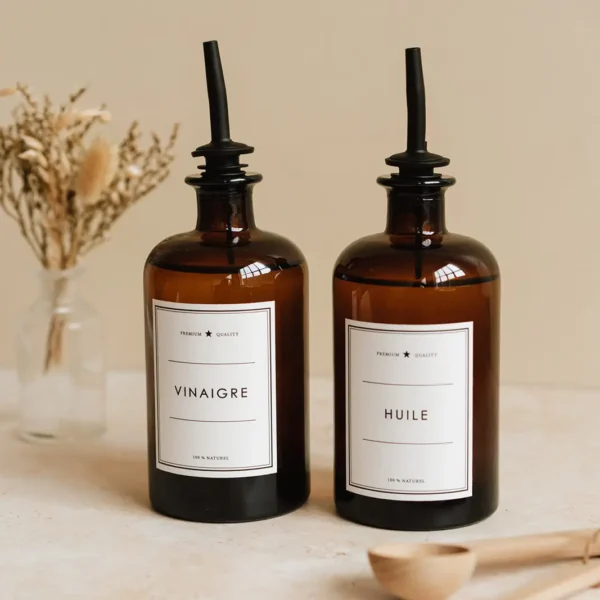 Bouteille vinaigre Ambrée – Image 2