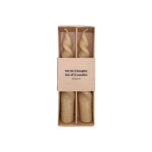Bougies torsadées