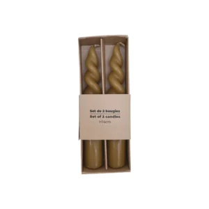 Bougies torsadées