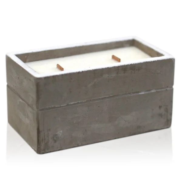 Bougie parfumée ciment