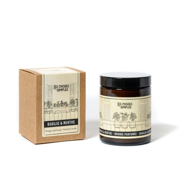 Bougie basilic & menthe