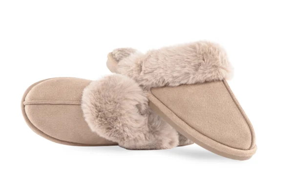 Chaussons Teddy/ Beige