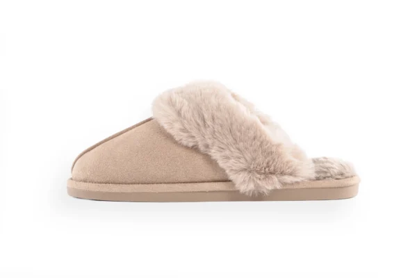Chaussons Teddy/ Beige – Image 2