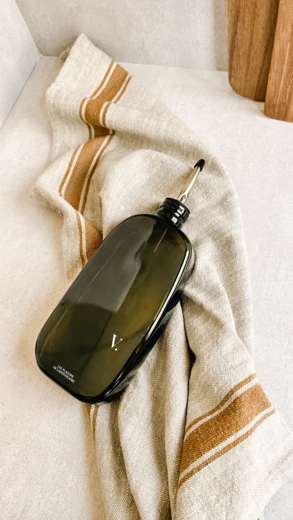 Bouteille de vinaigre Verte – Image 2