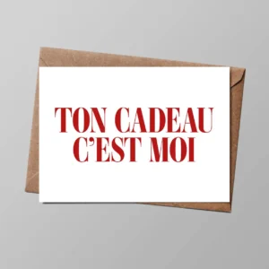 Carte/ Ton cadeau