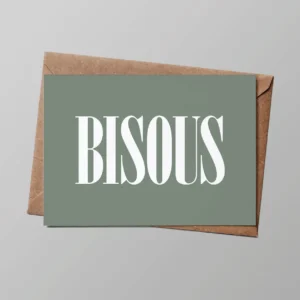 Carte/ Bisous
