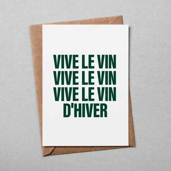 Carte/ Vive le vin