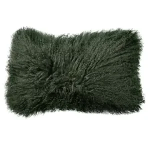 Coussin mouton/ Kaki