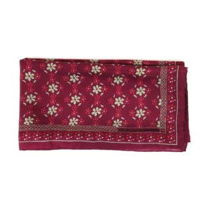 Foulard soie/ Bordeaux