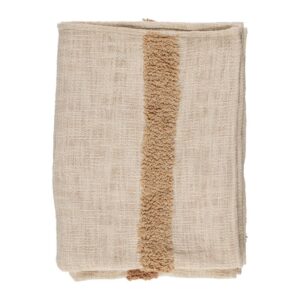 Plaid Lignes/ Camel