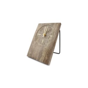 Horloge travertin/ Grise