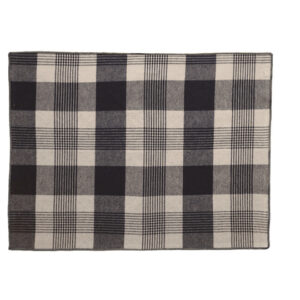 Set de table carreaux/ Noir