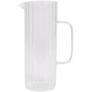 Carafe à eau cotelée