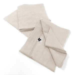 Ensemble de 3 Serviettes de table Gaia/ Pampa