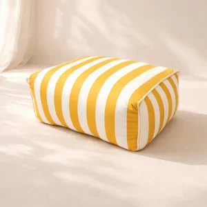 Pouf extérieur Flavio/ Jaune