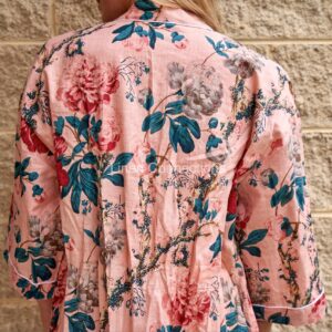Kimono plage/ Rose poudré