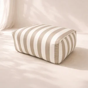 Pouf extérieur Flavio/ Beige