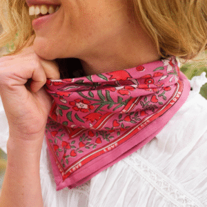 Foulard coton/ Pink
