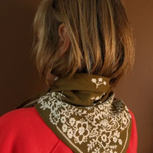 Foulard coton/ Café