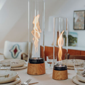 Cheminée de table/ Chêne