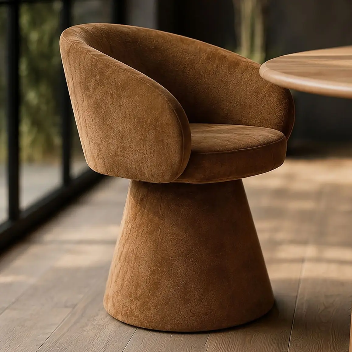 Fauteuil de table Alba/ Camel – Image 3