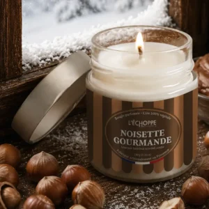 Bougies parfumées Maya/ Noisette