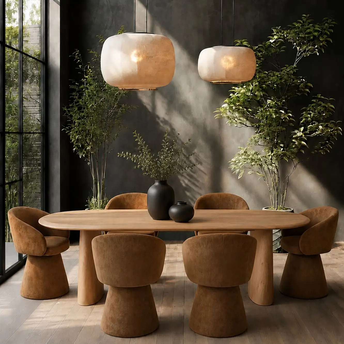 Fauteuil de table Alba/ Camel – Image 2