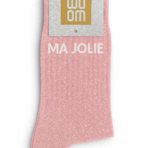 Chaussettes à paillette / OCTOBRE ROSE