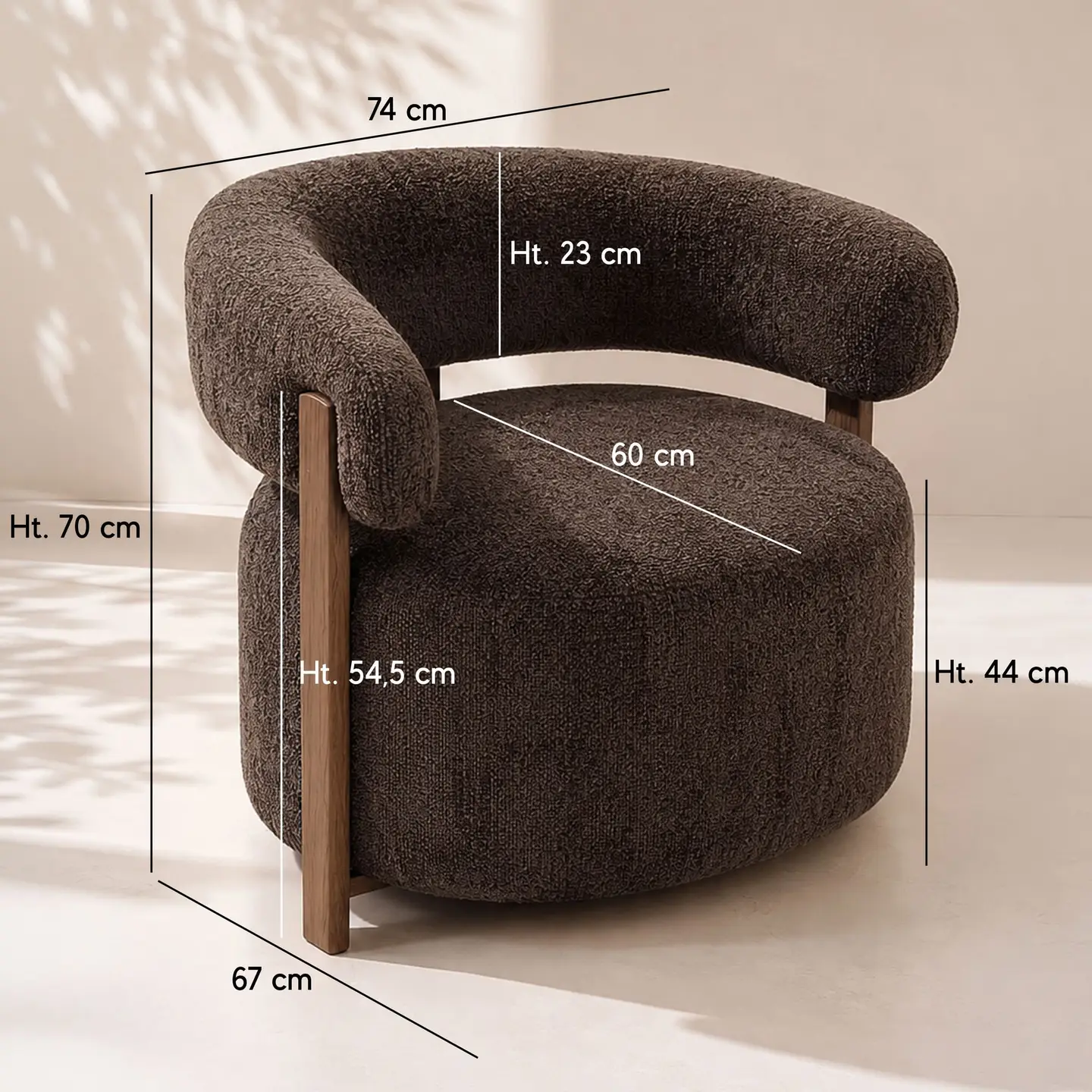 Fauteuil doudou/ Cacao – Image 3