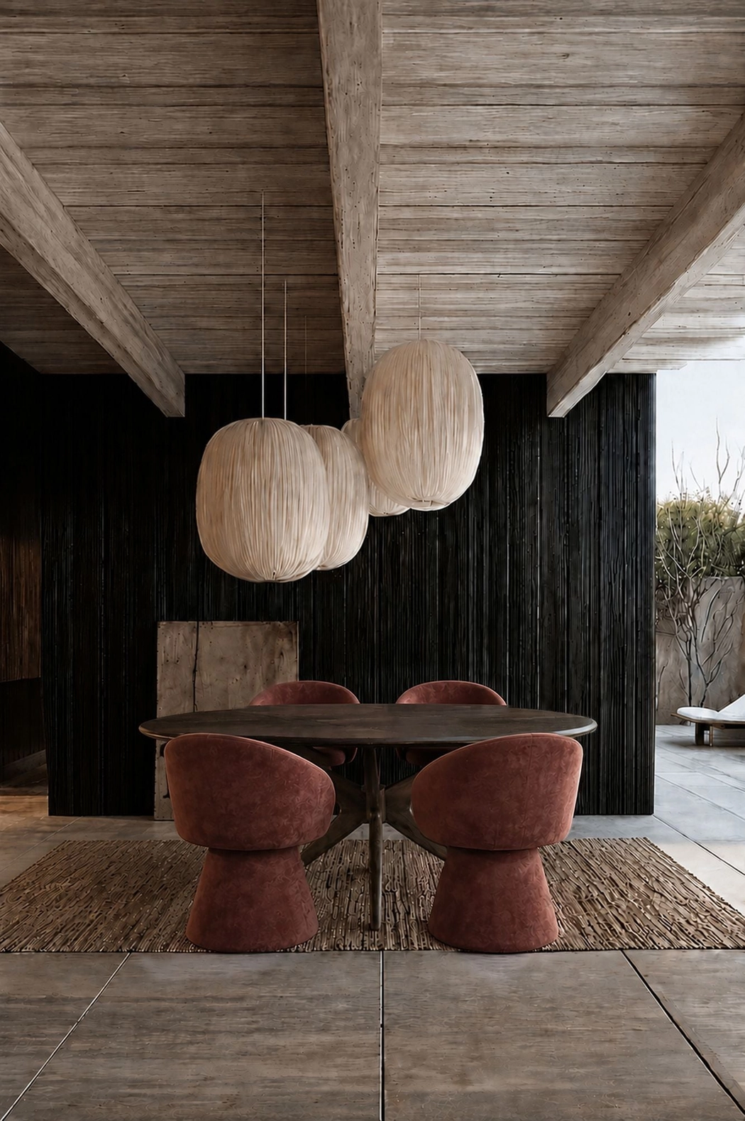 Fauteuil de table Alba/ Cherry – Image 2