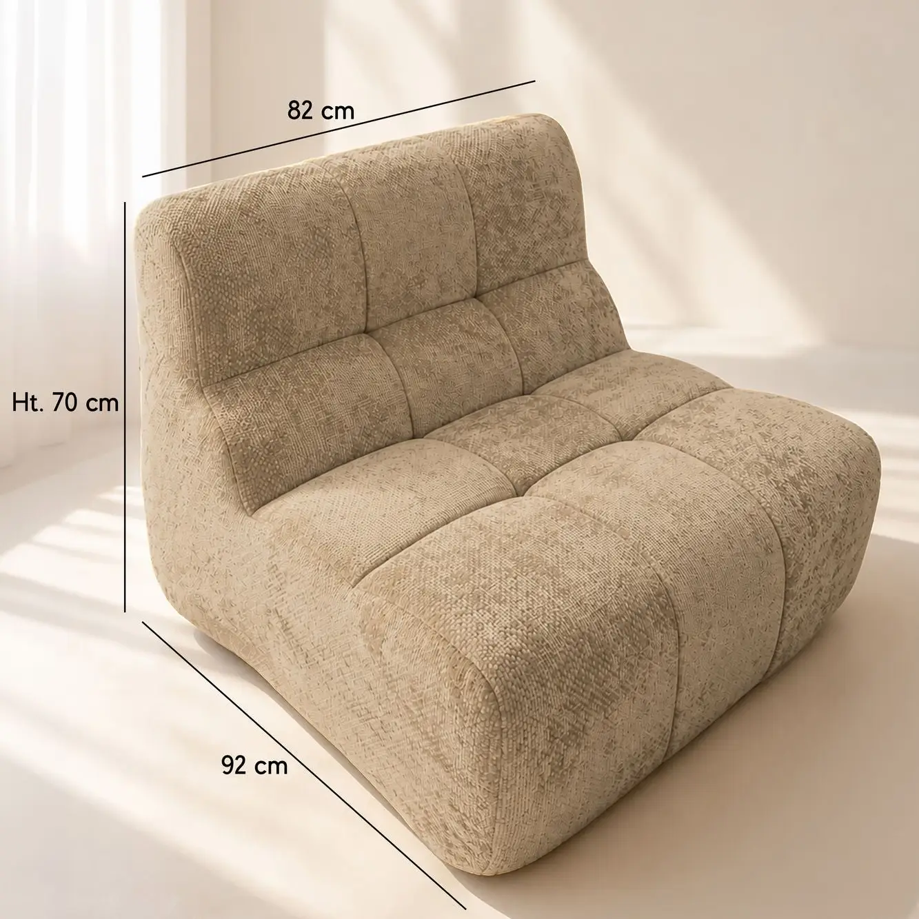 Fauteuil Volta/ Beige – Image 2