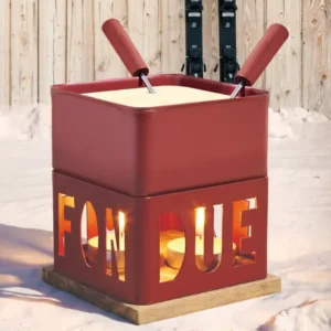 Fondue à la bougie/ Rouge