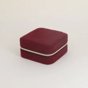 Boite à bijoux de voyage/ Bordeaux